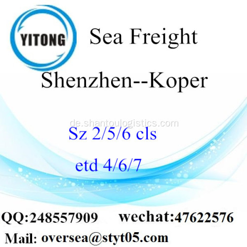 Shenzhen-Hafen LCL Konsolidierung nach Koper